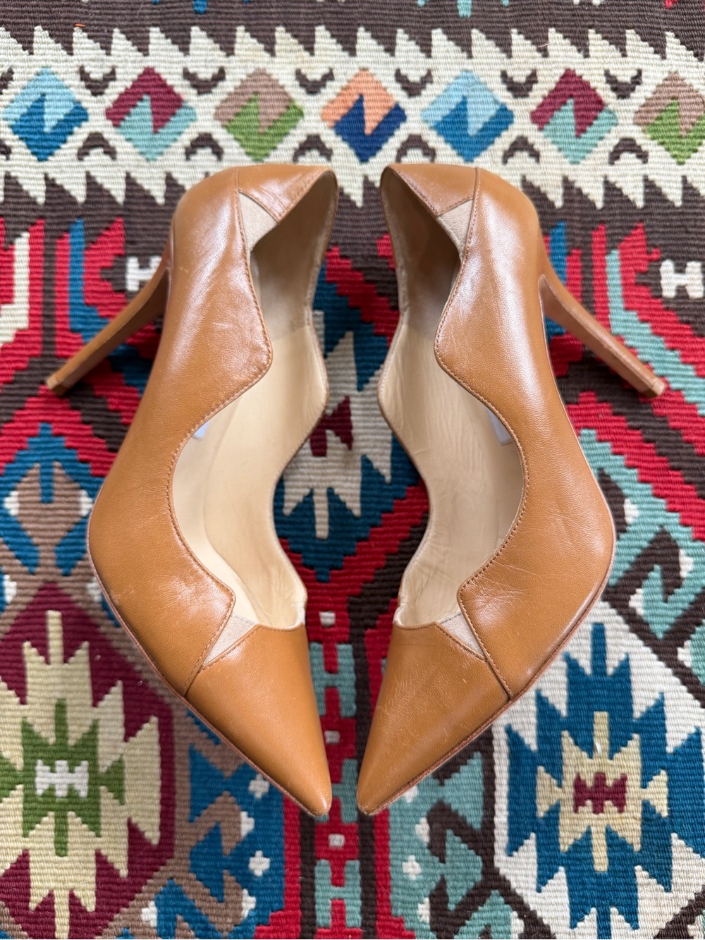 Jimmy Choo Tamika tan leather pumps - Picture 6 of 7